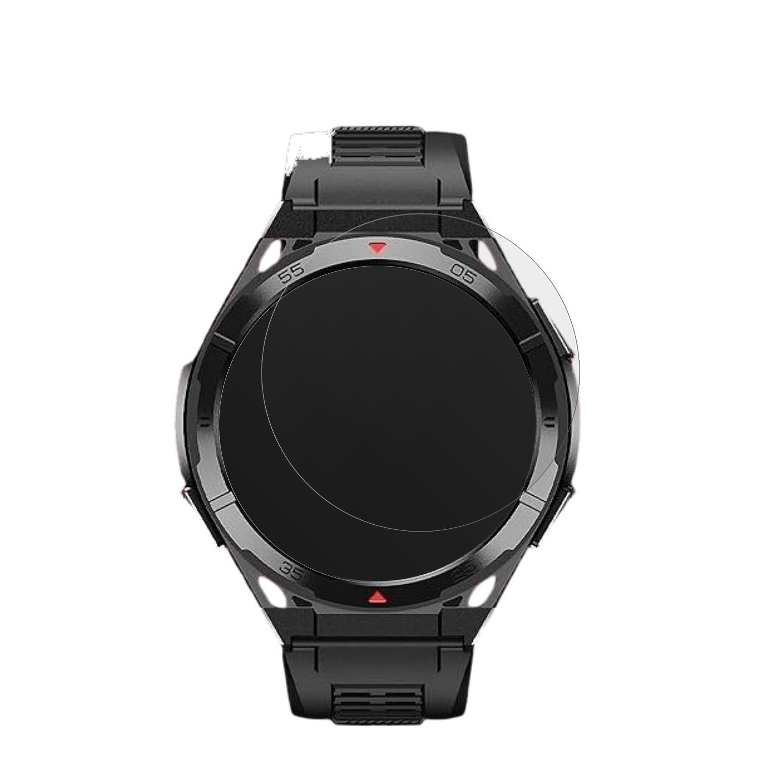 6x Schutzfolie matt für Oukitel BT12 Smartwatch 1. (2)