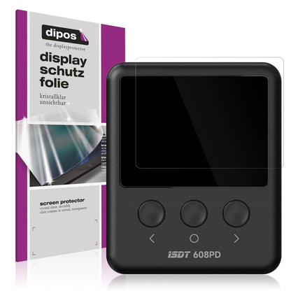 2x Schutzfolie klar für ISDT 608PD Display-Schutzf (1)