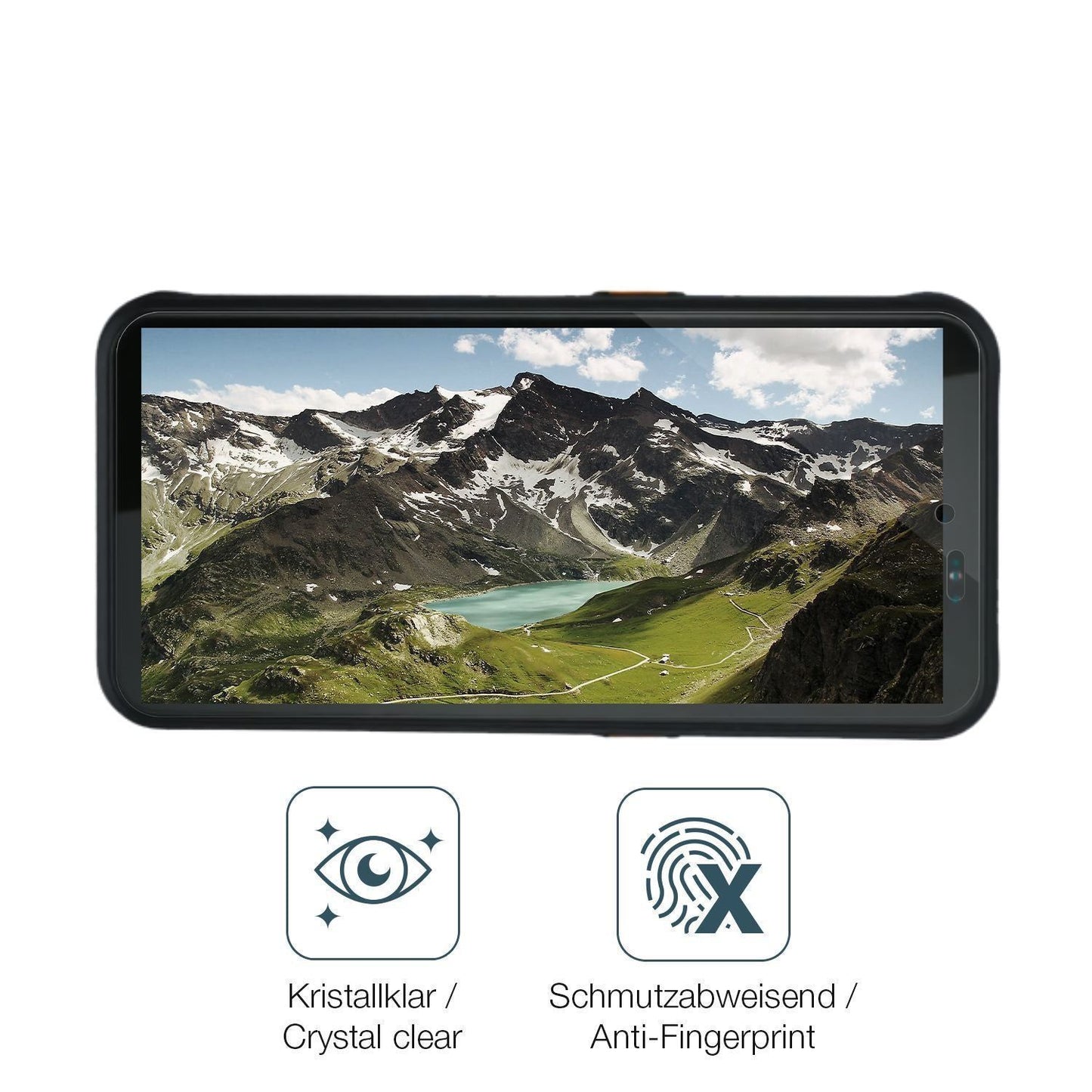 4x Schutzfolie klar für Bartec SP9EX1 Display-Schu (4)