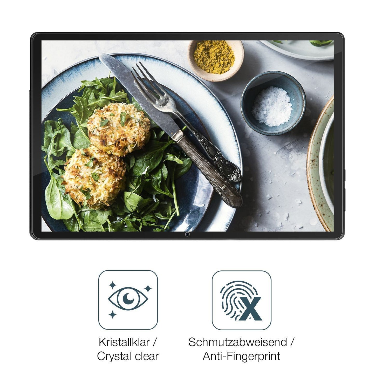 2x Schutzfolie klar für Hcjip Tablet 11 Zoll Displ (4)