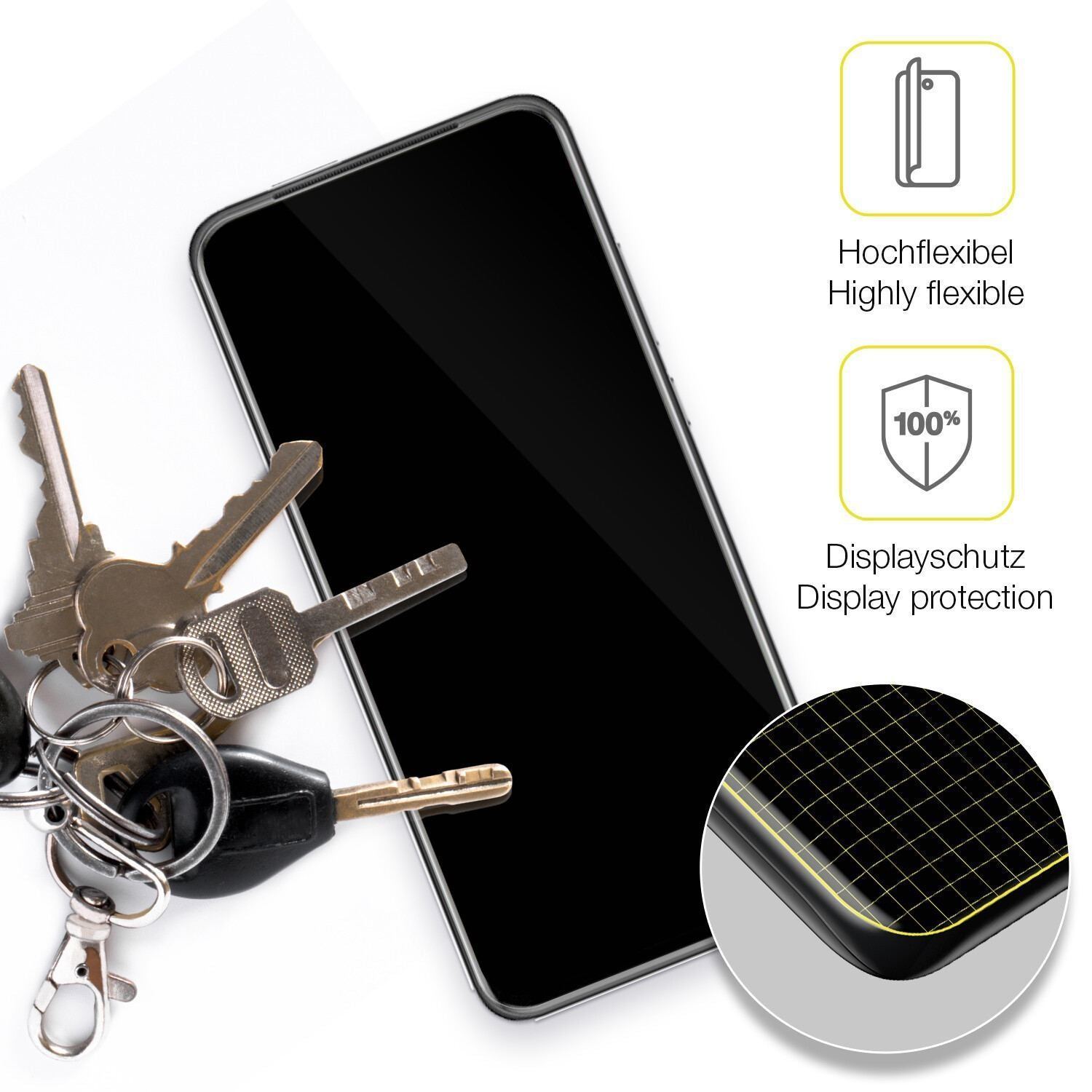 2x 3D Full Cover Schutzfolie für Coolpad Cool 6 (3)