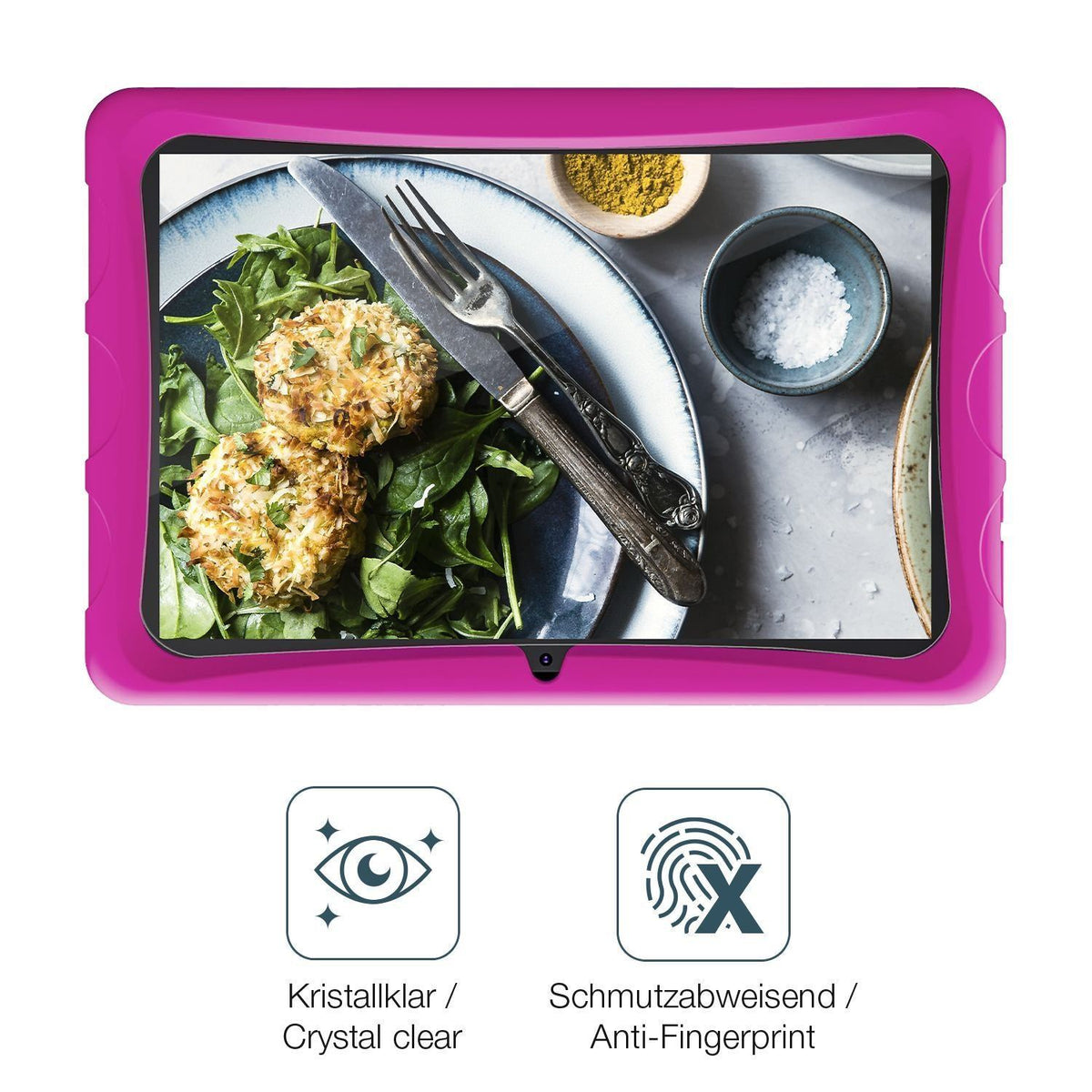 2x Schutzfolie klar für BESTTAB A10 10 Zoll Displa (4)