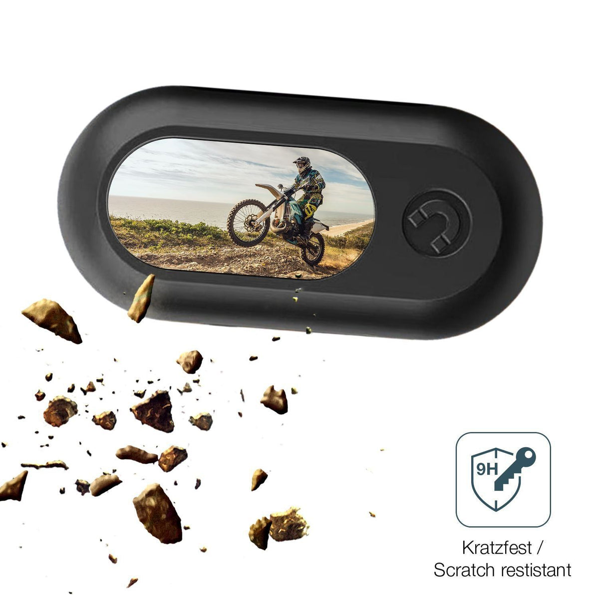 2x 9H Schutzfolie matt für OBEST 31991 Actioncam P (3)