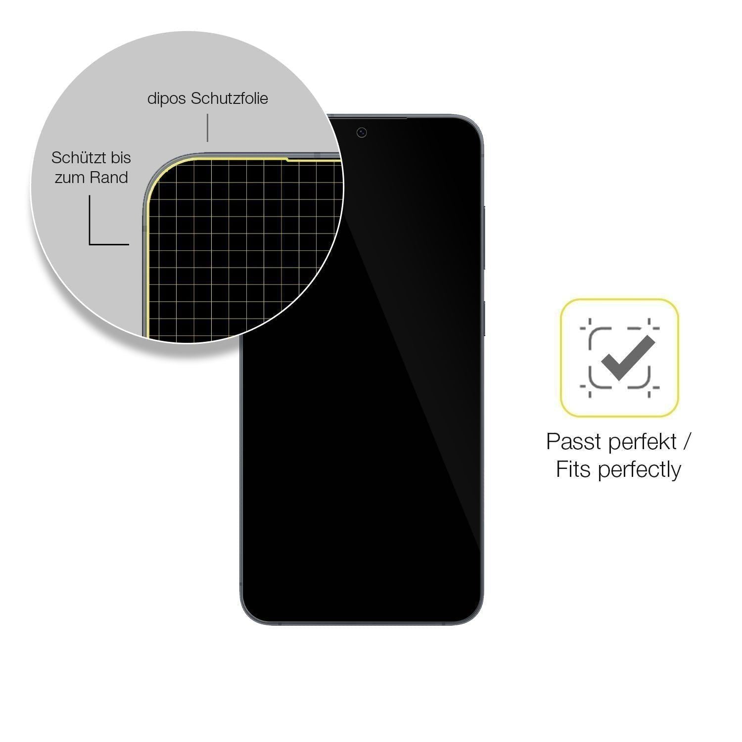 2x 3D Full Cover Schutzfolie für Samsung Galaxy S2 (7)