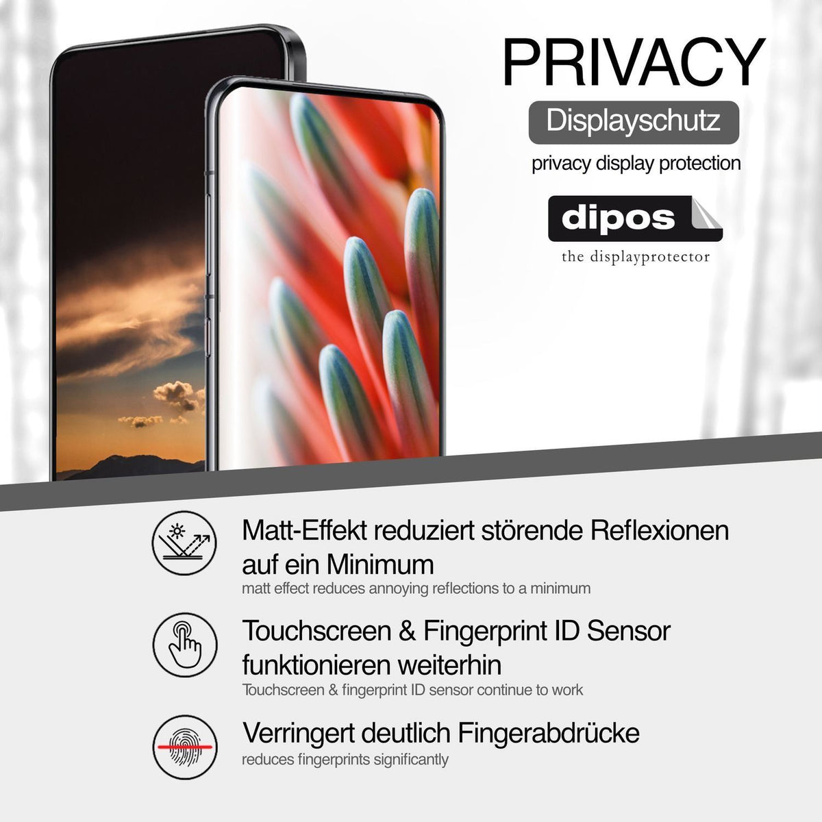 Full Cover Privacy Blickschutzfolie für Samsung Ga (4)