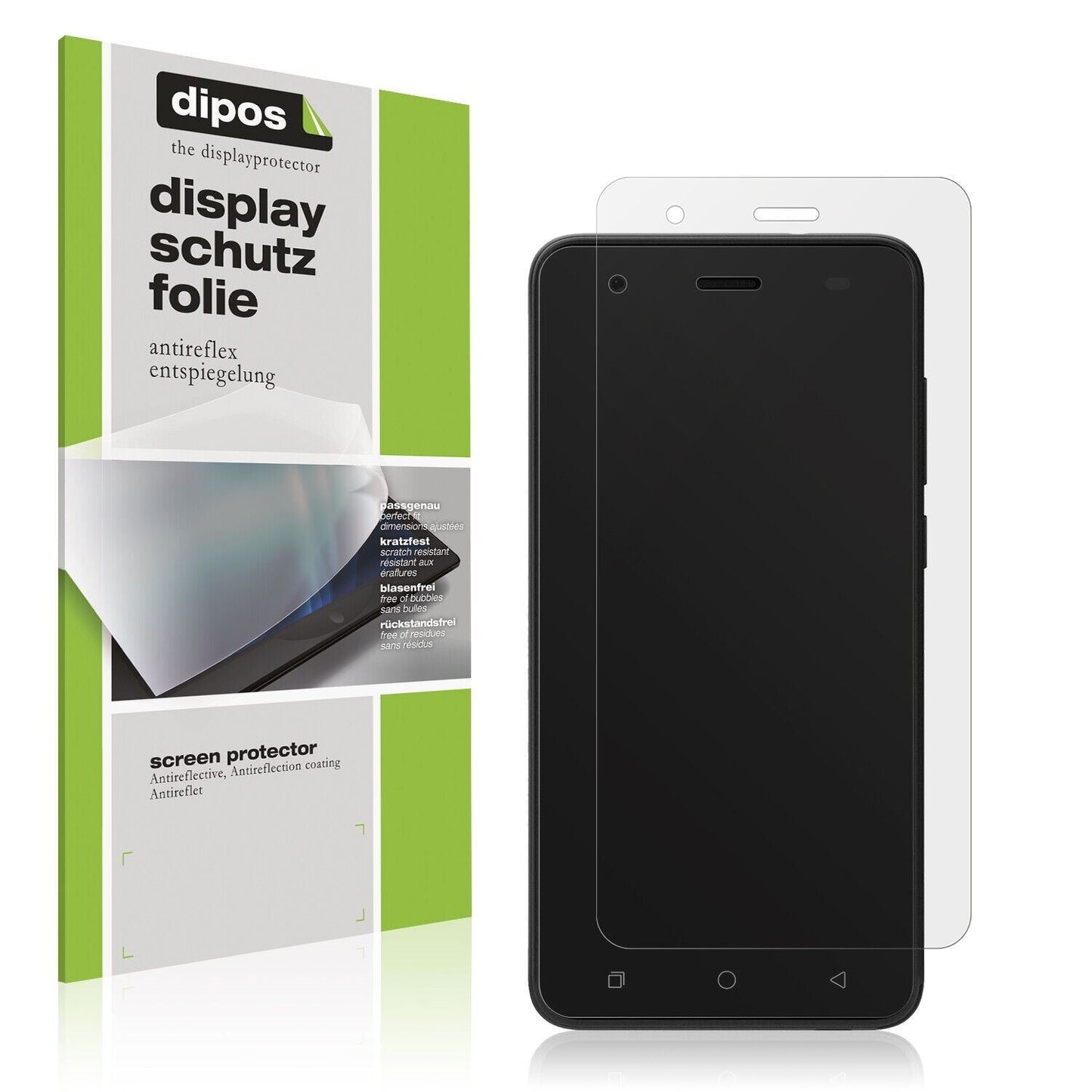 5x Schutzfolie matt für Coolpad Legacy GO Display- (1)