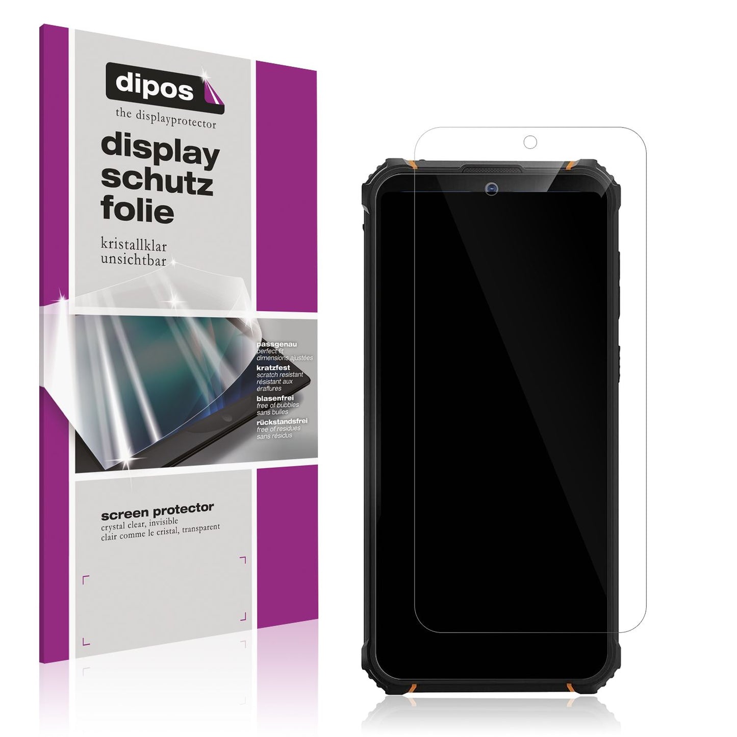 4x Schutzfolie klar für Hotwav W10 Display-Schutzf (1)