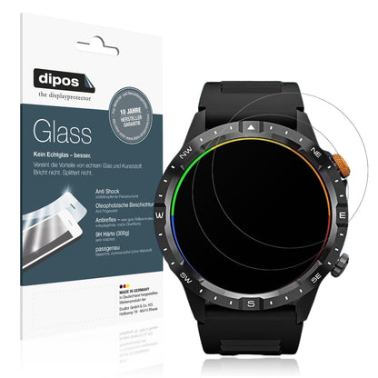 2x 9H Schutzfolie matt für Banlvs Smartwatch 1.39  (1)