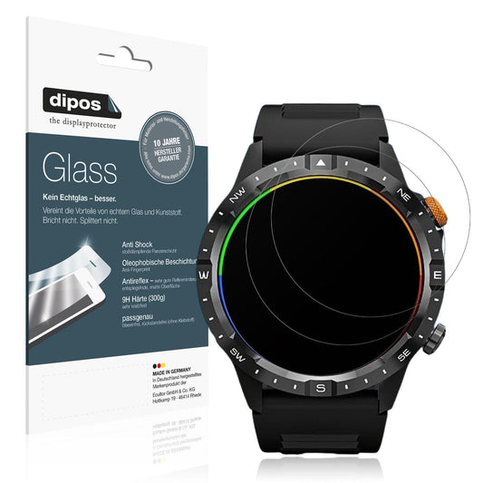 2x 9H Schutzfolie matt für Banlvs Smartwatch 1.39  (1)