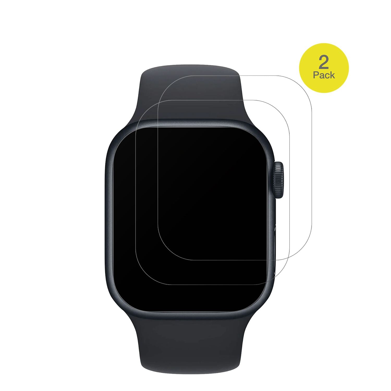 2x Full Cover Schutzfolie matt für Apple Watch Ser (2)