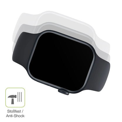 2x Full Cover Schutzfolie matt für Apple Watch Ser (4)