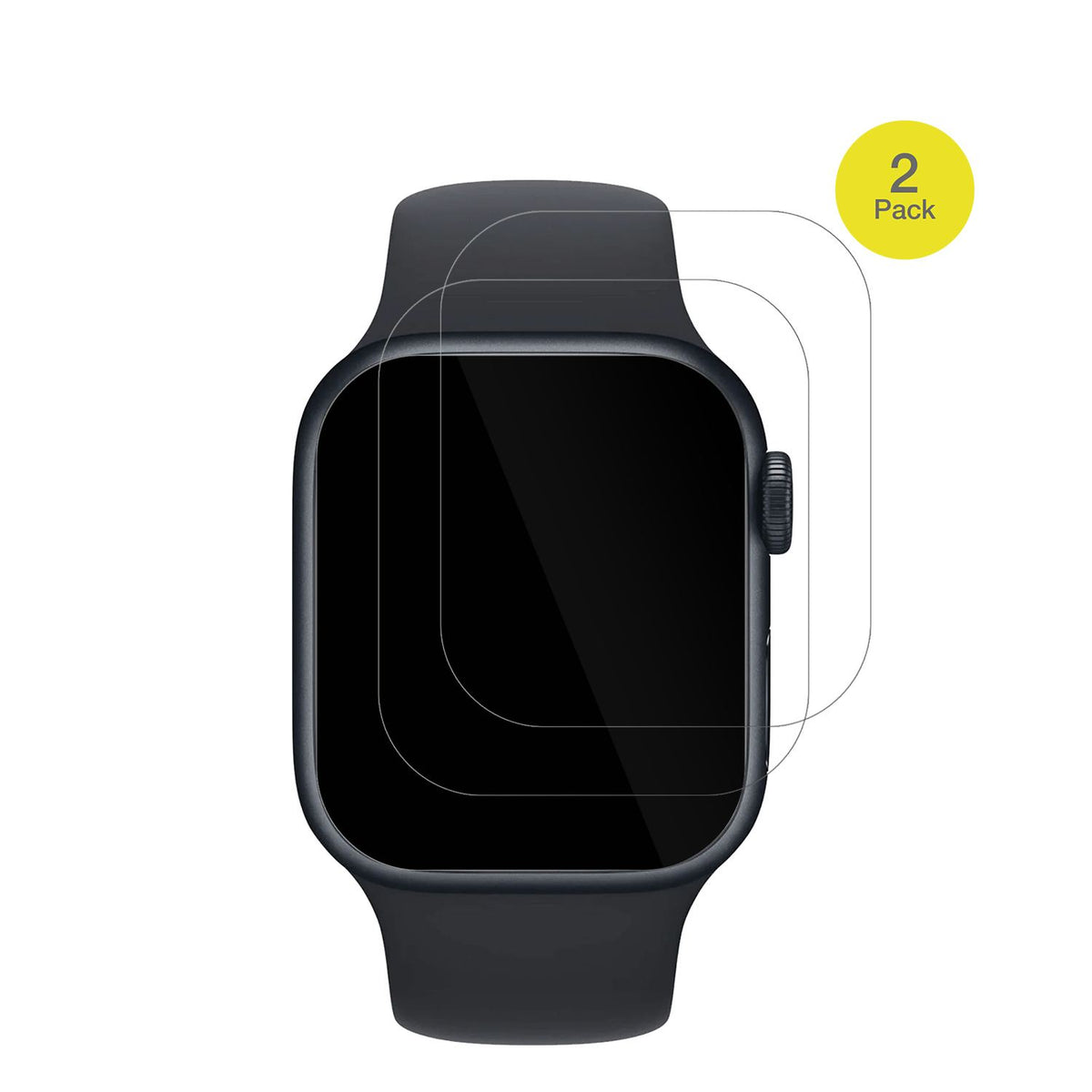 2x 3D Full Cover Schutzfolie für Apple Watch Serie (2)
