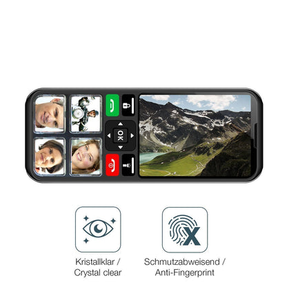 4x Schutzfolie klar für Geemarc CL8000 Display-Sch (4)