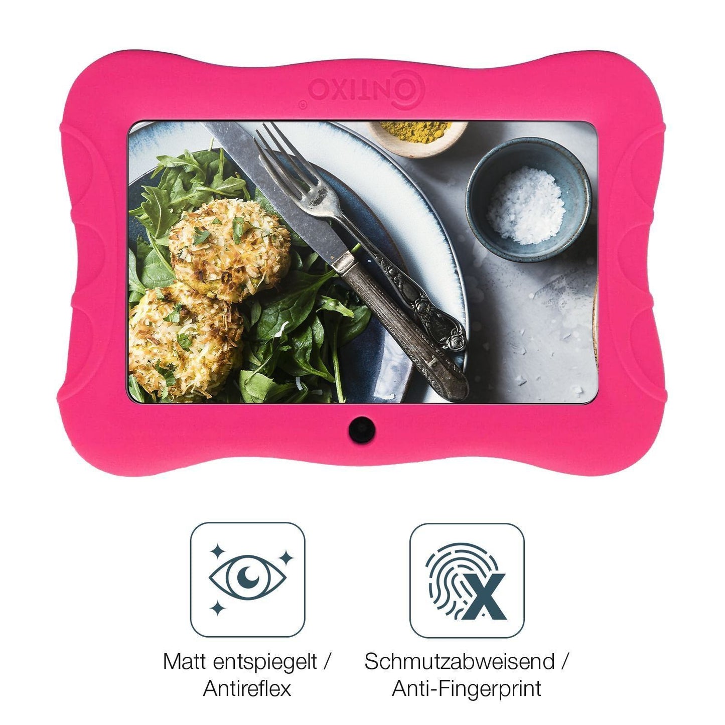2x Schutzfolie matt für Contixo V9 7 Zoll Display- (4)