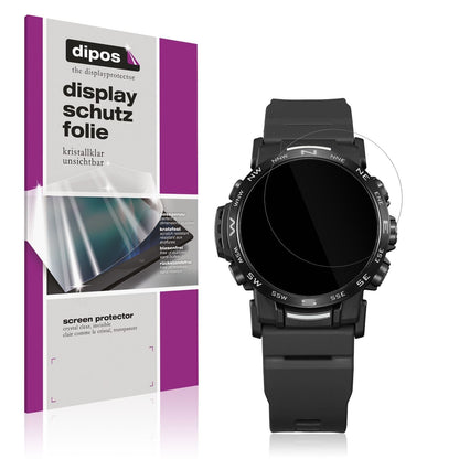 6x Schutzfolie klar für Casio PRW-35Y-1B Display-S (1)