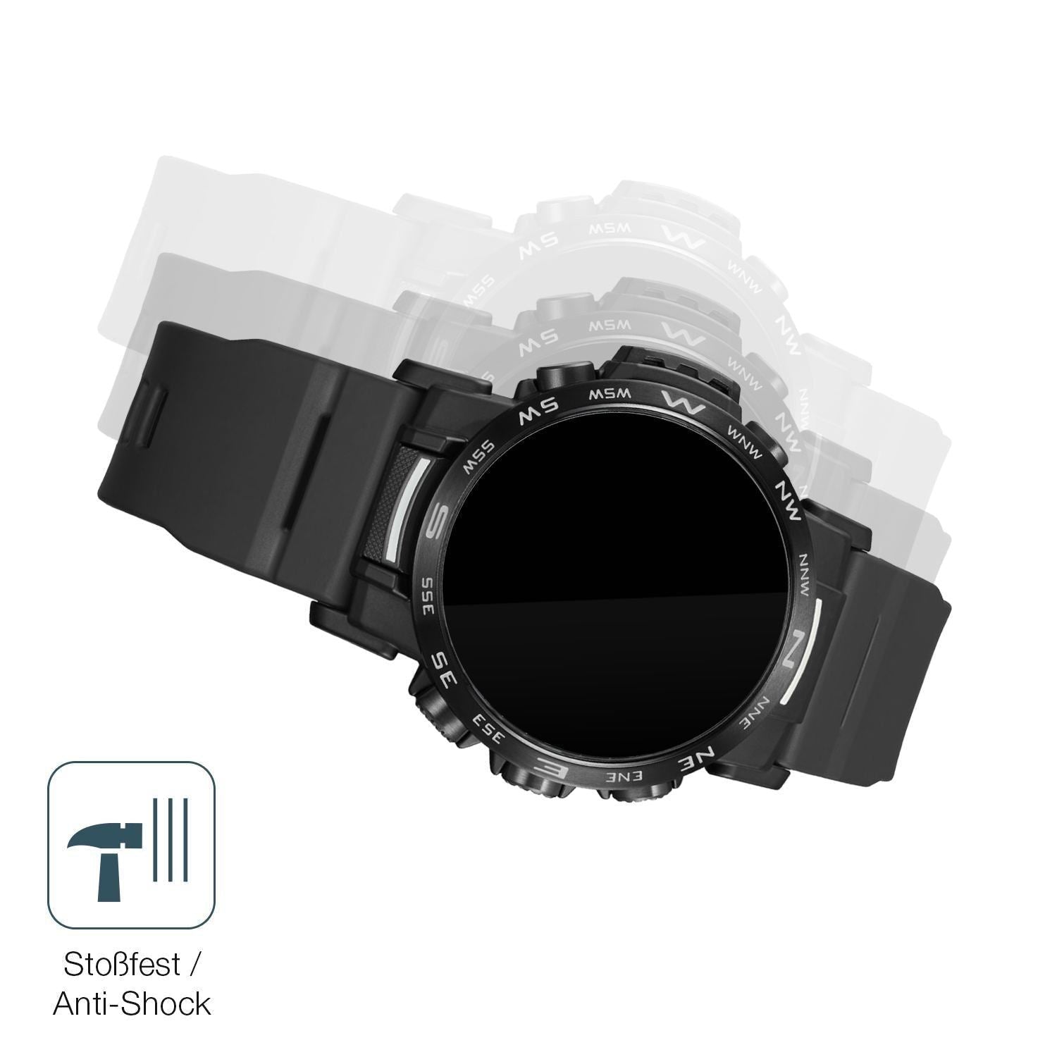 2x 9H Schutzfolie für Casio PRW-35Y-1B Panzerfolie (4)
