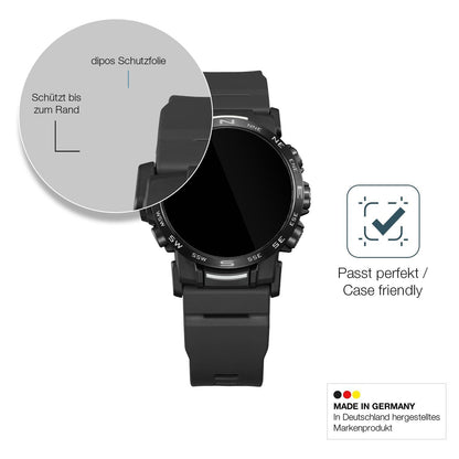 2x 9H Schutzfolie für Casio PRW-35Y-1B Panzerfolie (6)