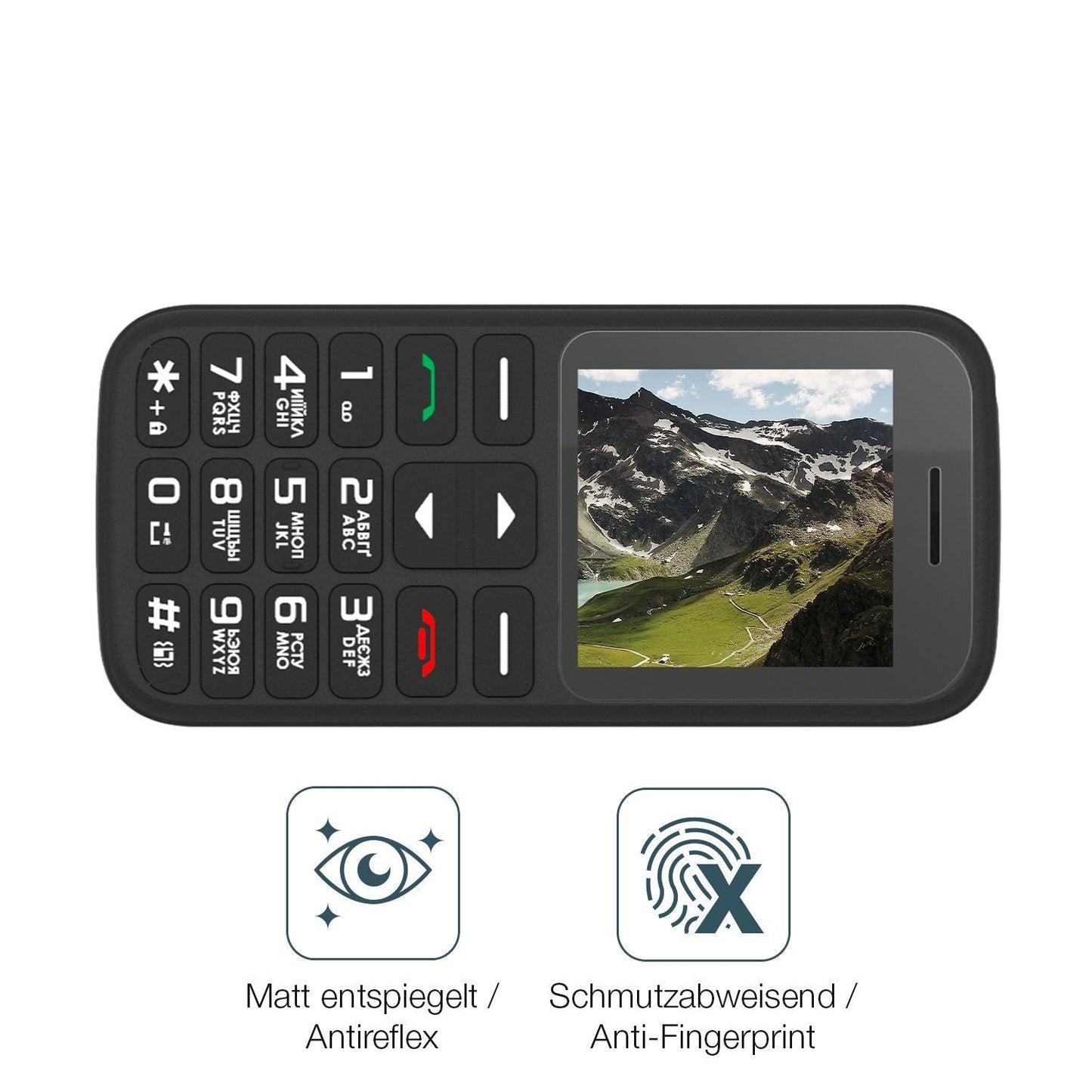 4x Schutzfolie matt für Sigma Comfort 50 Hit Displ (4)