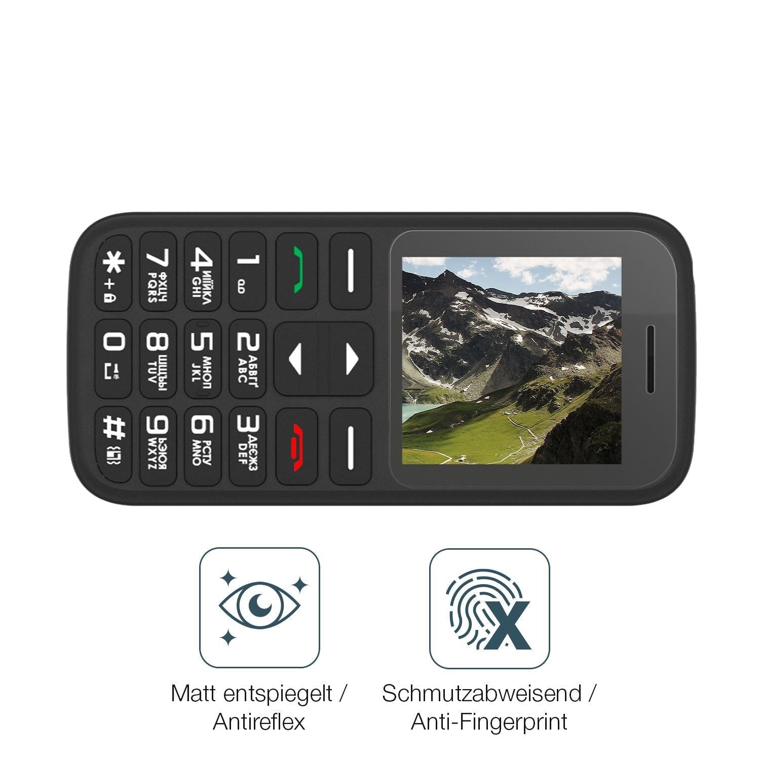 4x Schutzfolie matt für Sigma Comfort 50 Hit Displ (4)