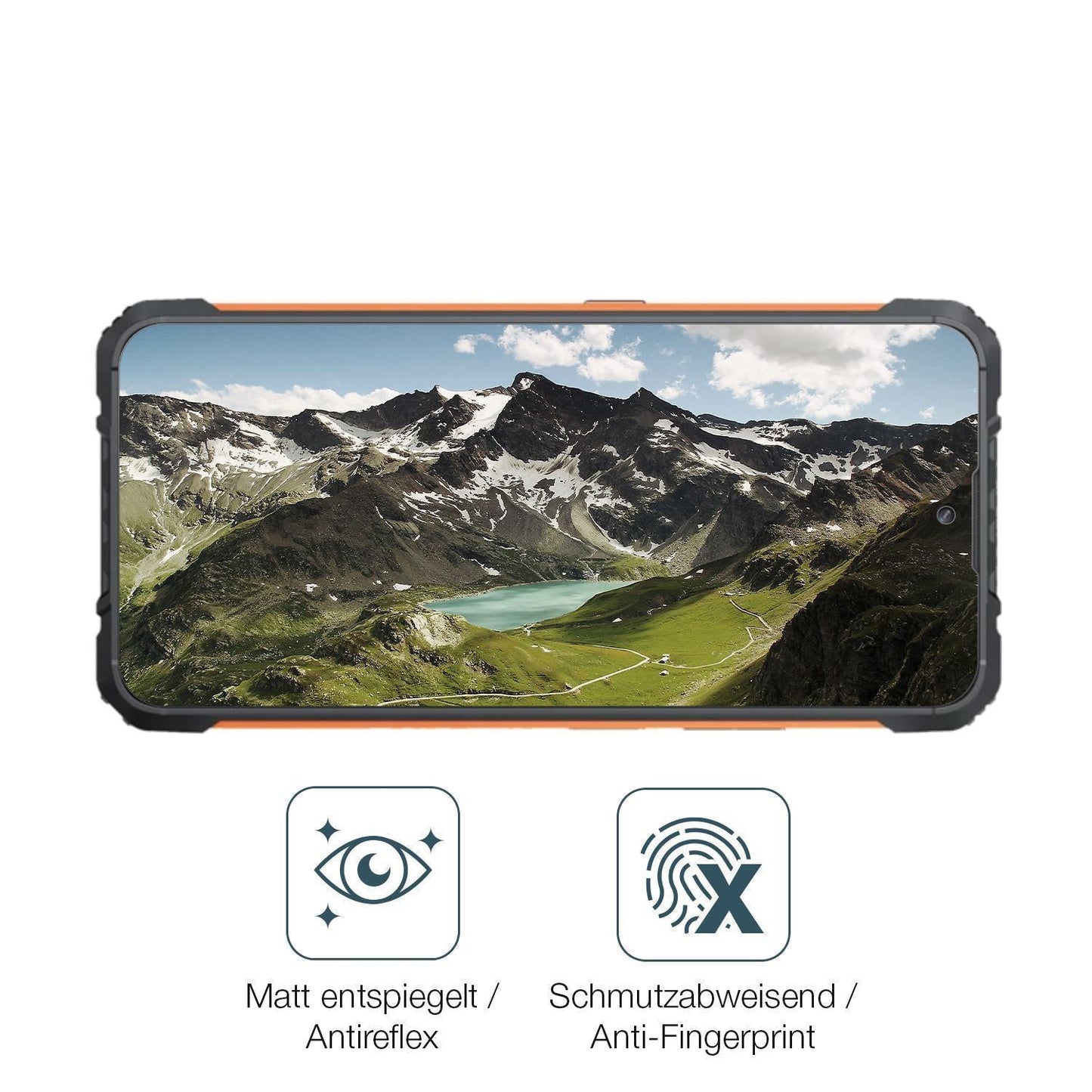 4x Schutzfolie matt für Cubot KingKong Ace 2 Displ (4)
