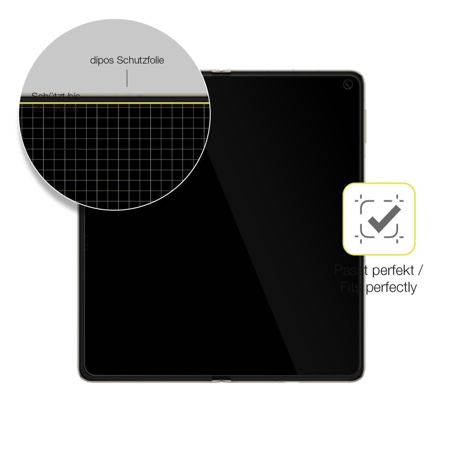 2x 3D Full Cover Schutzfolie für Huawei Mate X6 In (6)