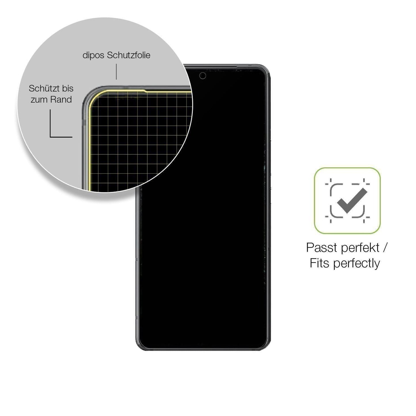2x Full Cover Schutzfolie matt für Asus ROG Phone  (6)