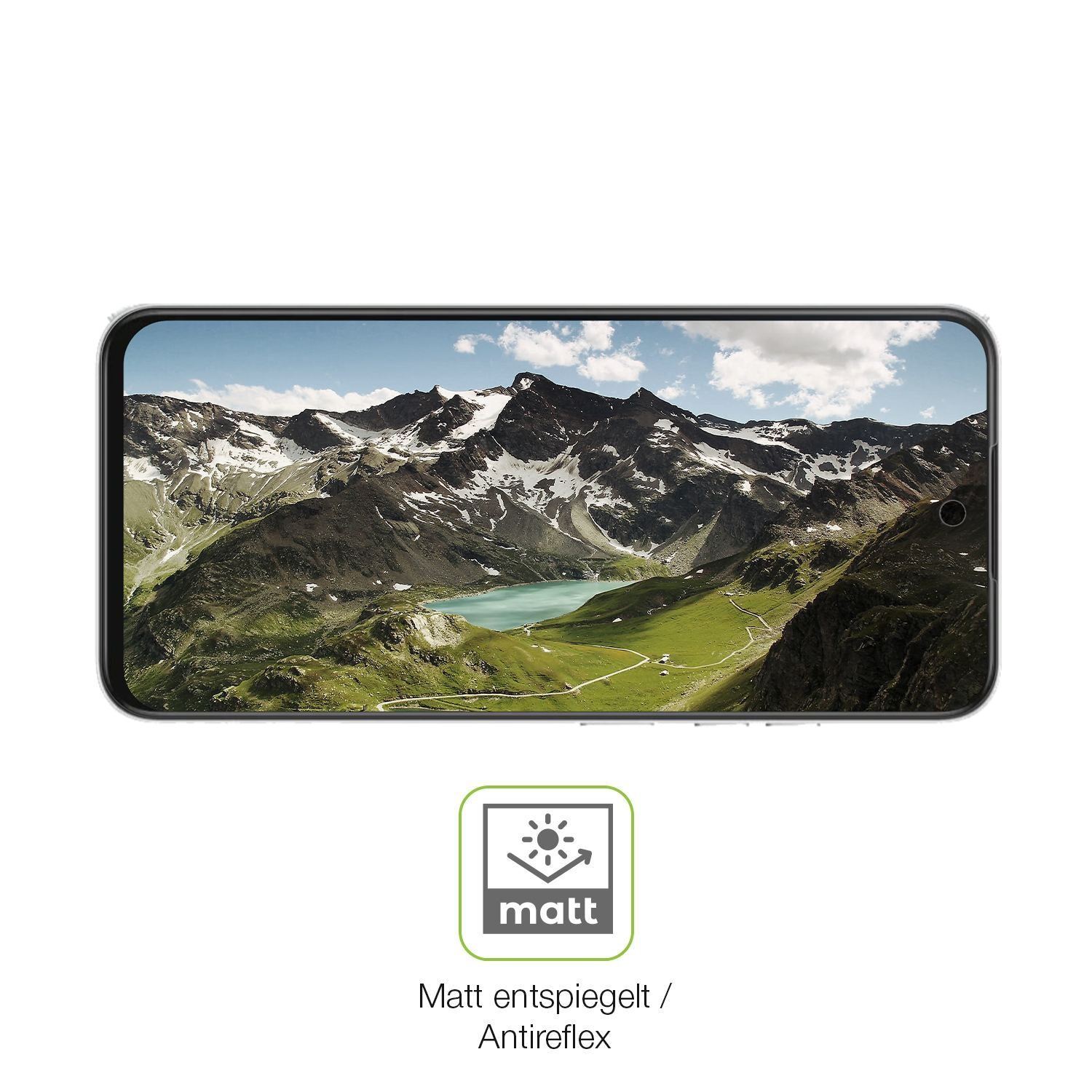 2x Full Cover Schutzfolie matt für Tecno Spark Go  (5)