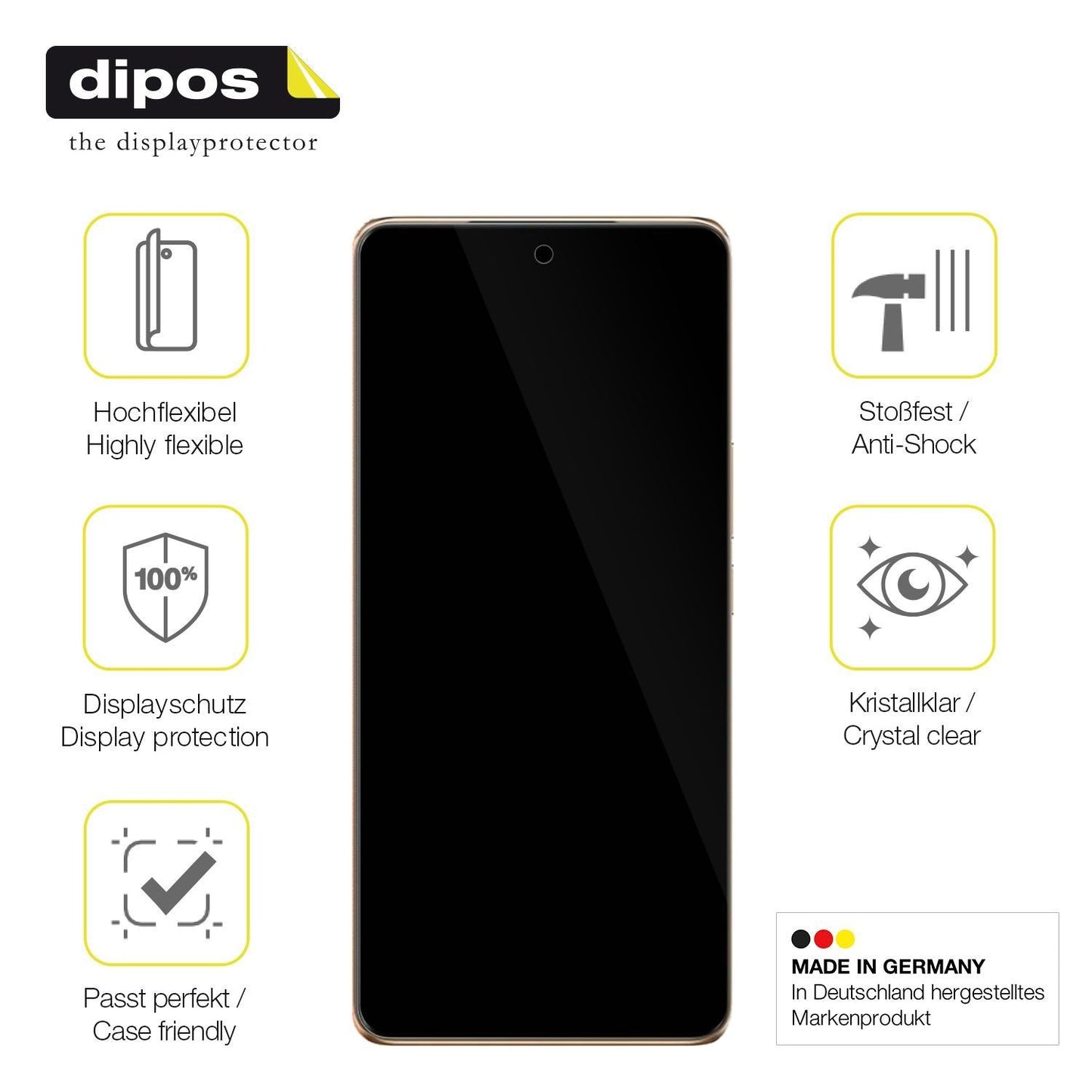 2x 3D Full Cover Schutzfolie für Vivo T3 Pro (7)
