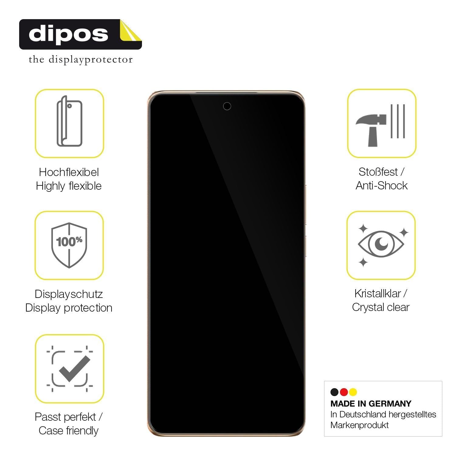 2x 3D Full Cover Schutzfolie für Vivo T3 Pro (7)