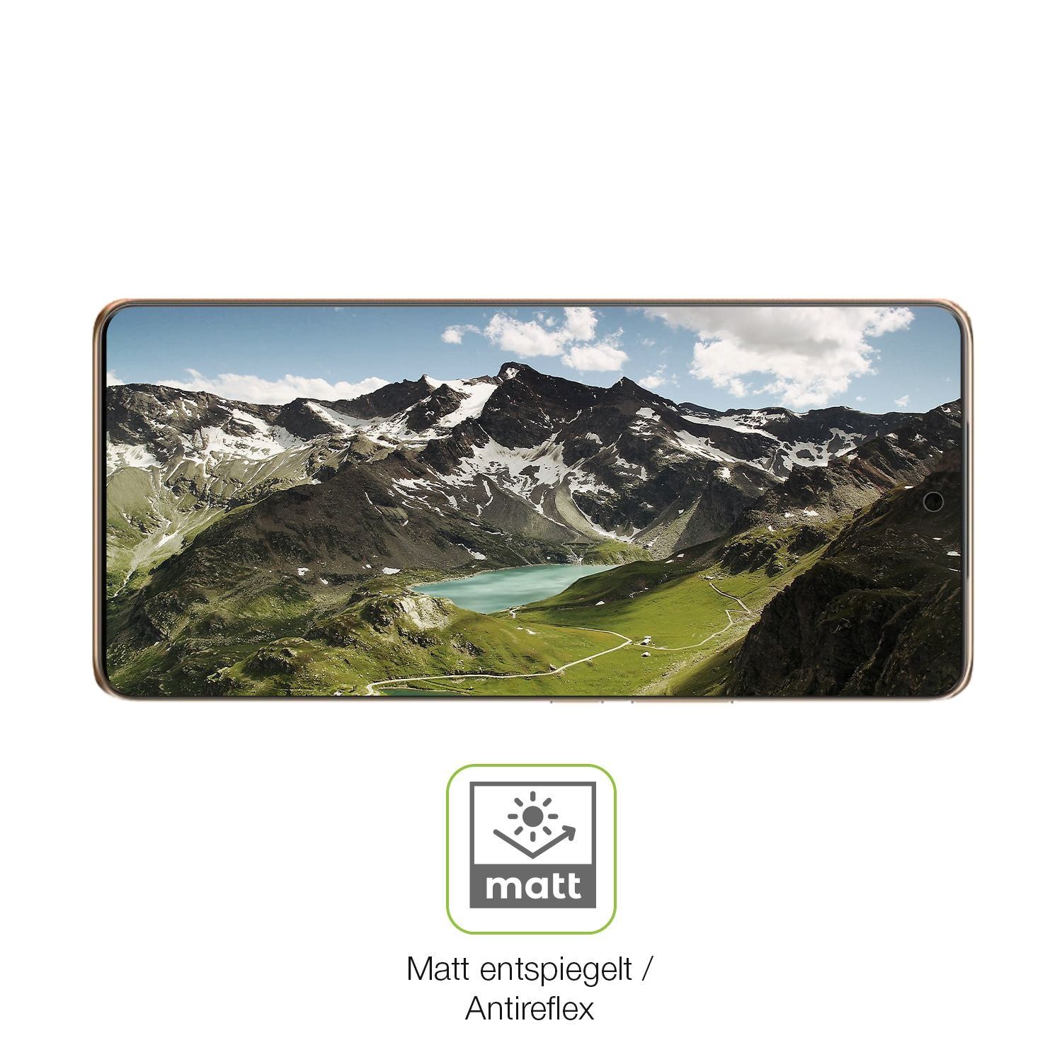2x Full Cover Schutzfolie matt für Vivo T3 Pro (5)