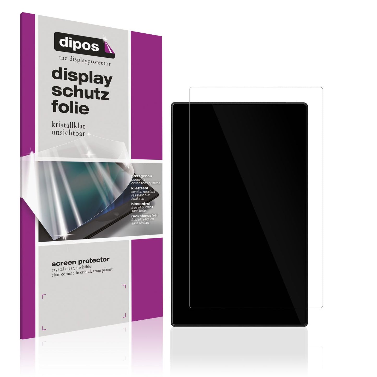 2x Schutzfolie klar für plimpton L2 9 Zoll Display (1)