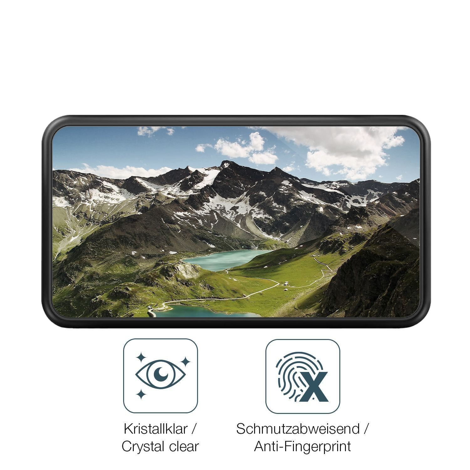 2x Schutzfolie klar für AUTO-VOX W12 Display-Schut (4)