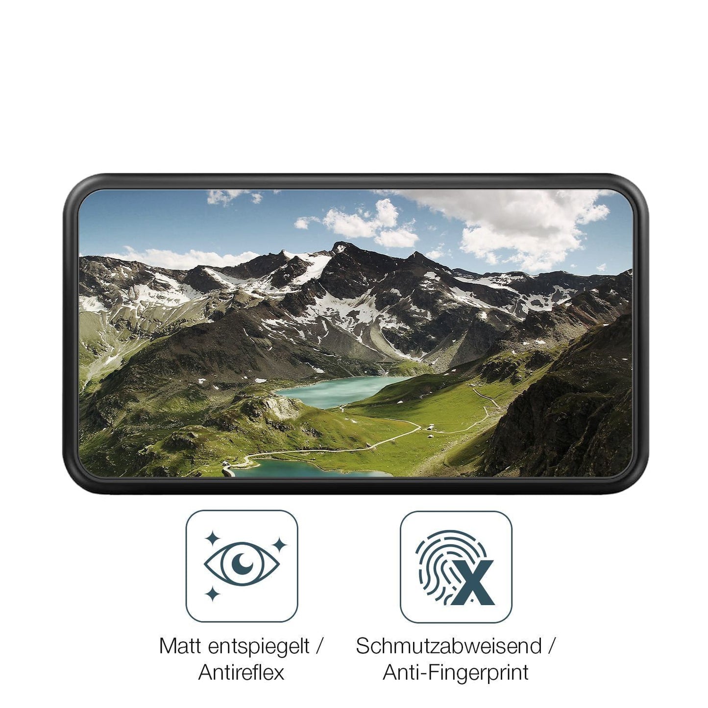 2x Schutzfolie matt für AUTO-VOX SOLAR 3A Plus Dis (4)