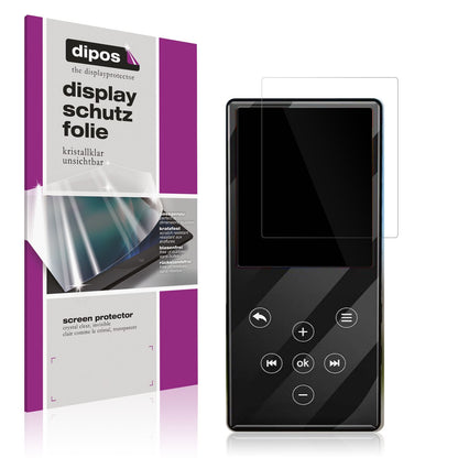 4x Schutzfolie klar für Gueray Q9 MP3-Player Displ (1)