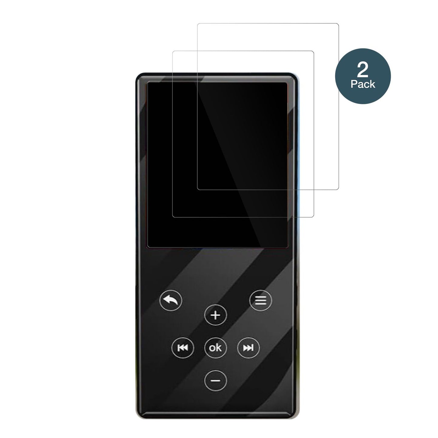 2x 9H Schutzfolie für Gueray Q9 MP3-Player Panzerf (2)