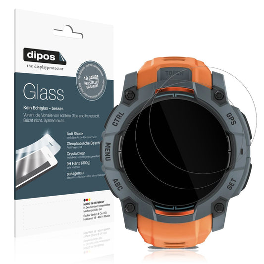 2x 9H Schutzfolie für Garmin Instinct 3 AMOLED (50 (1)