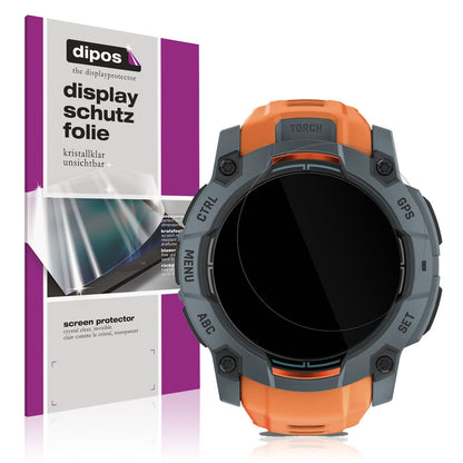 6x Schutzfolie klar für Garmin Instinct 3 Solar (5 (1)