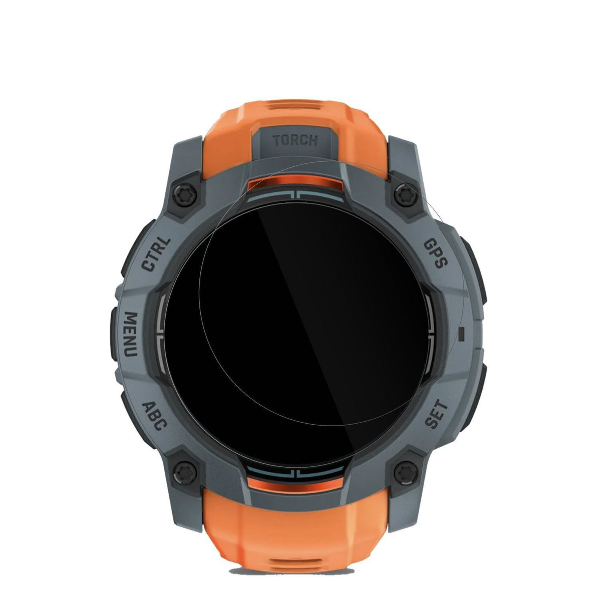 6x Schutzfolie klar für Garmin Instinct 3 Solar (5 (2)