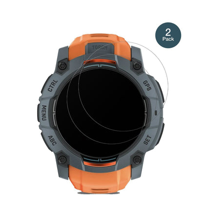 2x 9H Schutzfolie matt für Garmin Instinct 3 Solar (2)