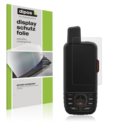 2x Schutzfolie matt für Garmin GPSMAP 66i Display- (1)