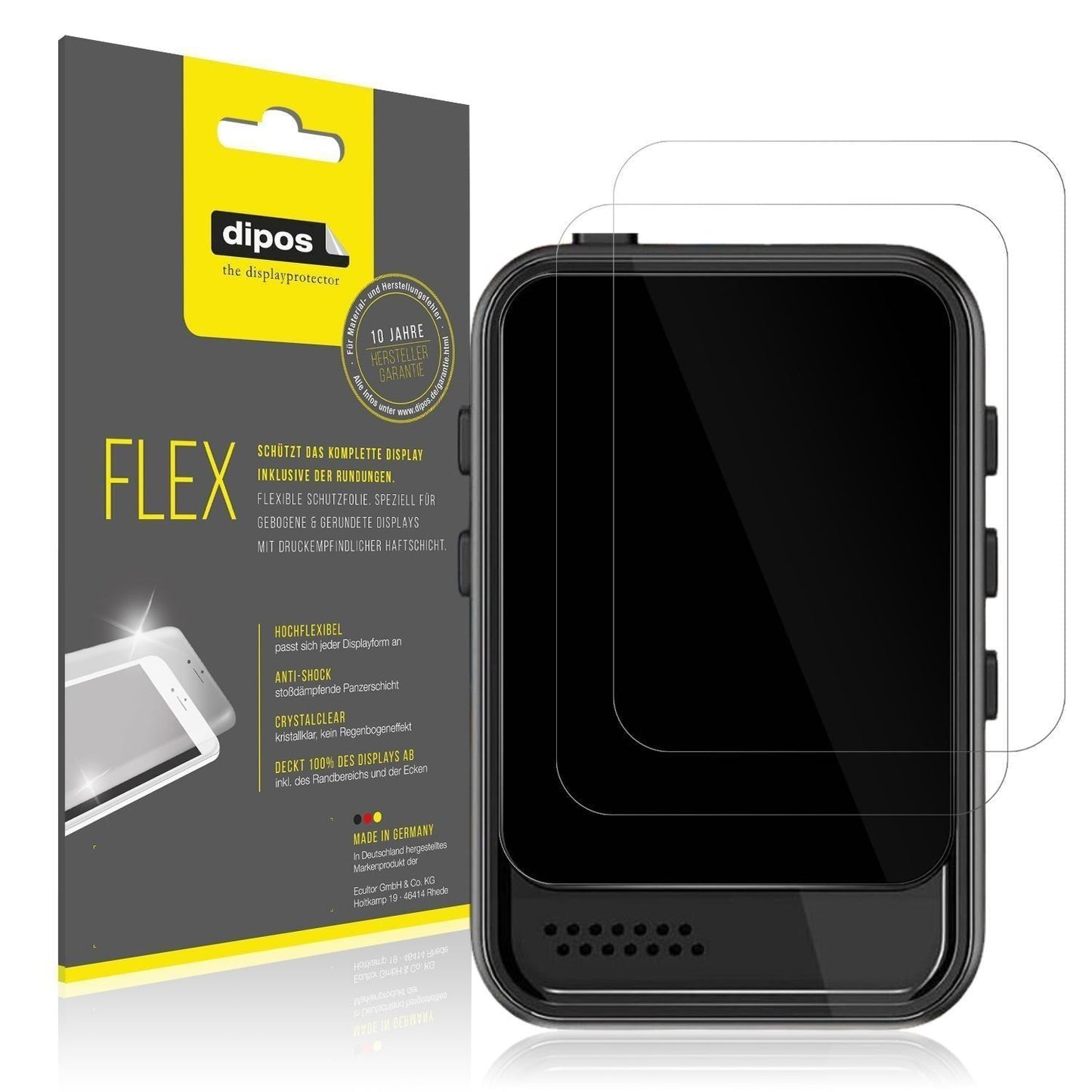 2x 3D Full Cover Schutzfolie für Colorcool M8 MP3- (1)