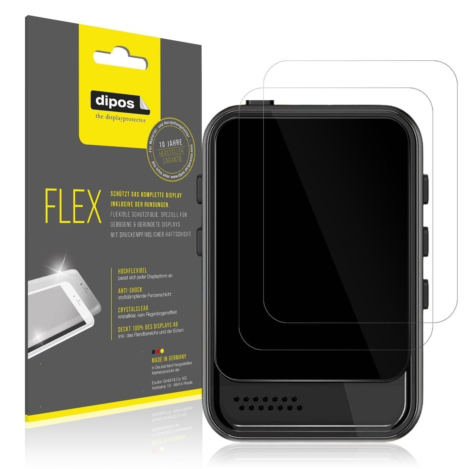 2x 3D Full Cover Schutzfolie für Colorcool M8 MP3- (1)