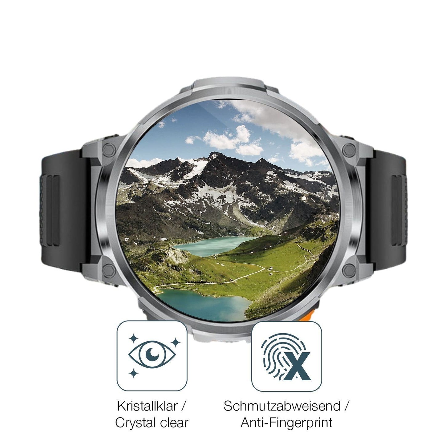 2x 9H Schutzfolie für FOXBOX FV6 Smartwatch 1.85 Z (5)