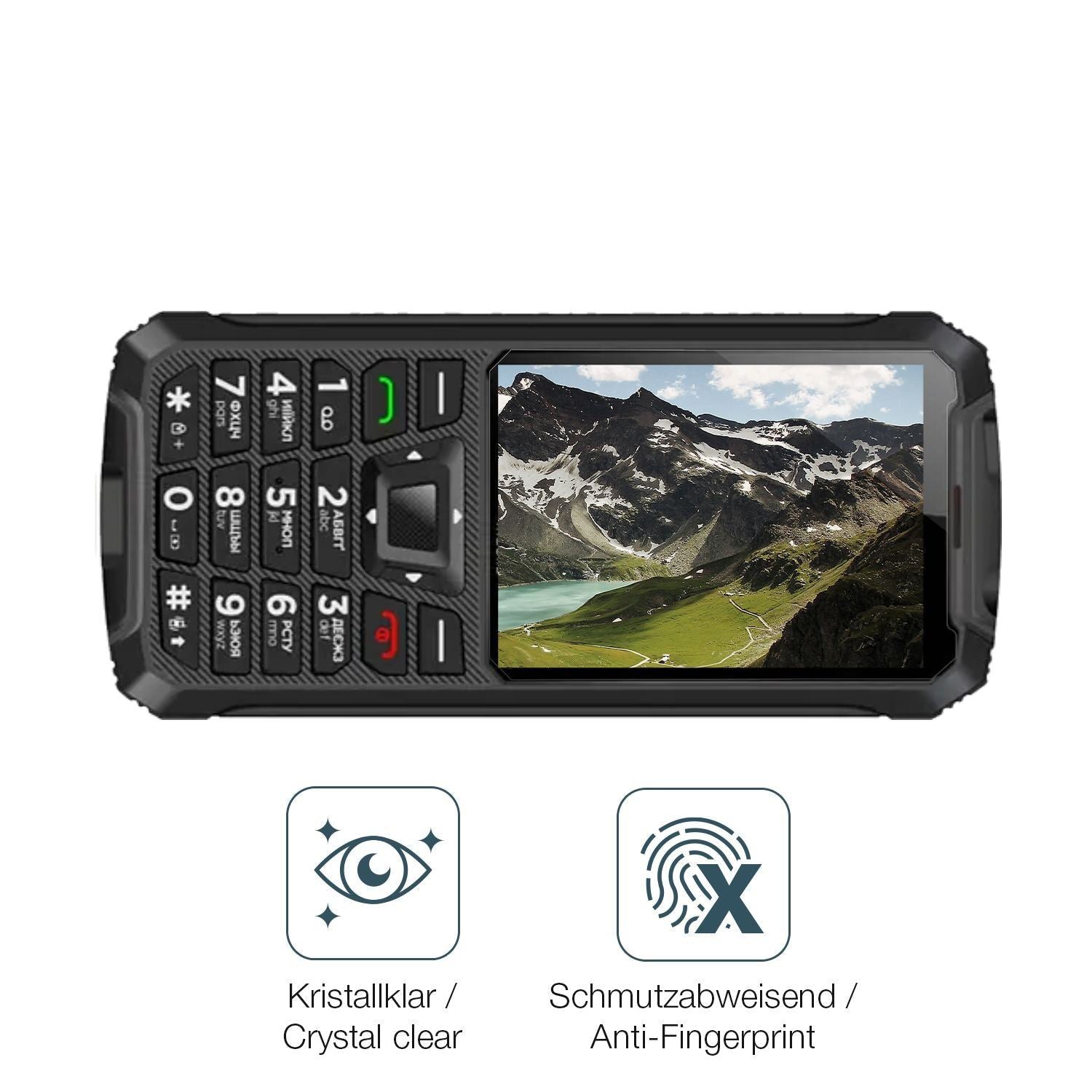 4x Schutzfolie klar für Sigma X-treme PR68 Type-C  (4)