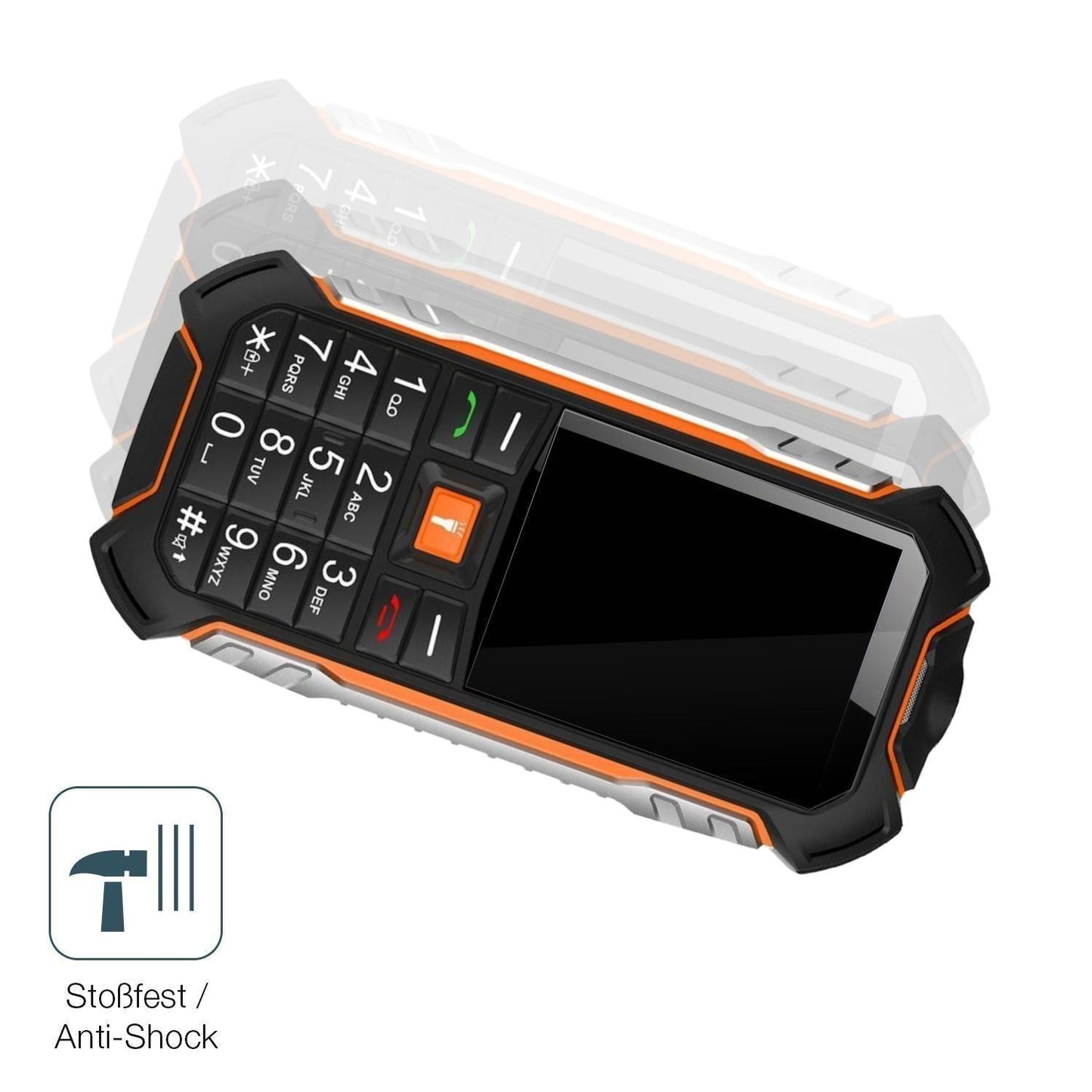 2x 9H Schutzfolie für Hammer Boost 2 LTE Panzerfol (4)