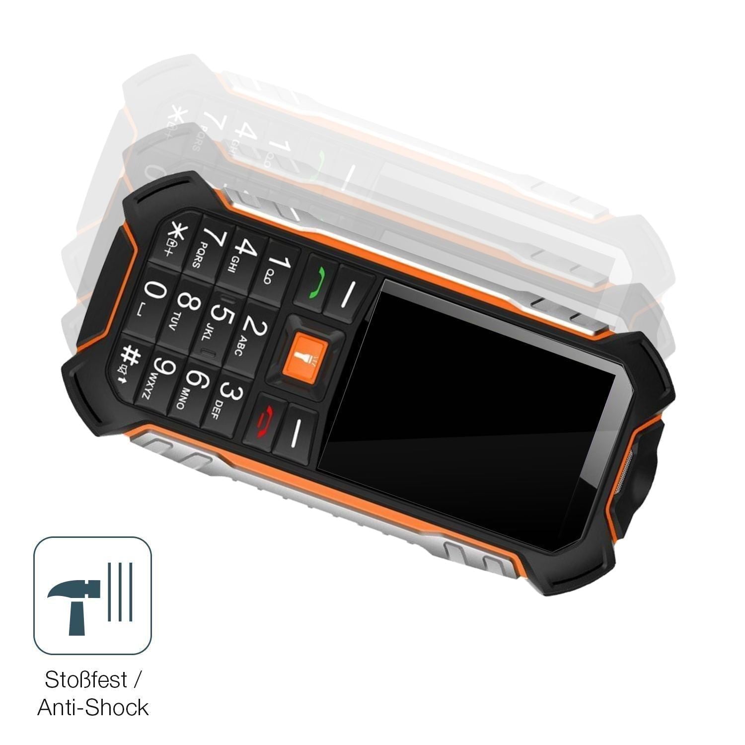 2x 9H Schutzfolie für Hammer Boost 2 LTE Panzerfol (4)
