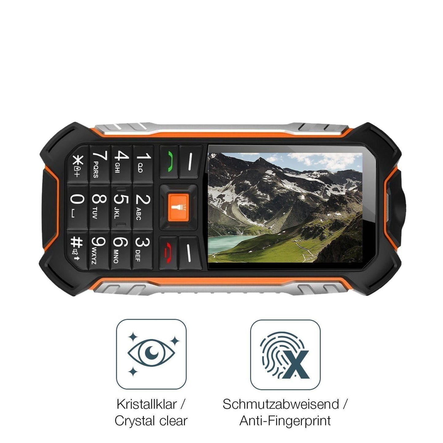 2x 9H Schutzfolie für Hammer Boost 2 LTE Panzerfol (5)