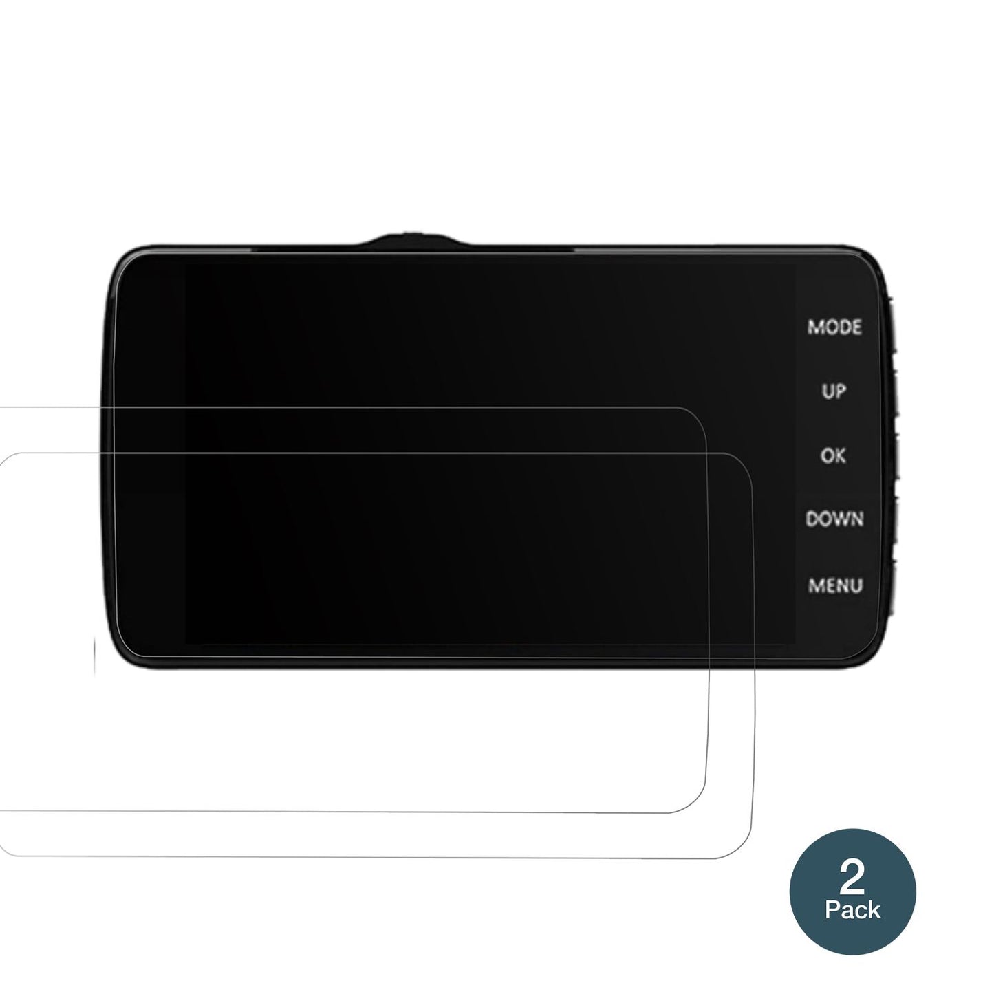 2x 9H Schutzfolie matt für CHORTAU B-T002 Dashcam  (2)