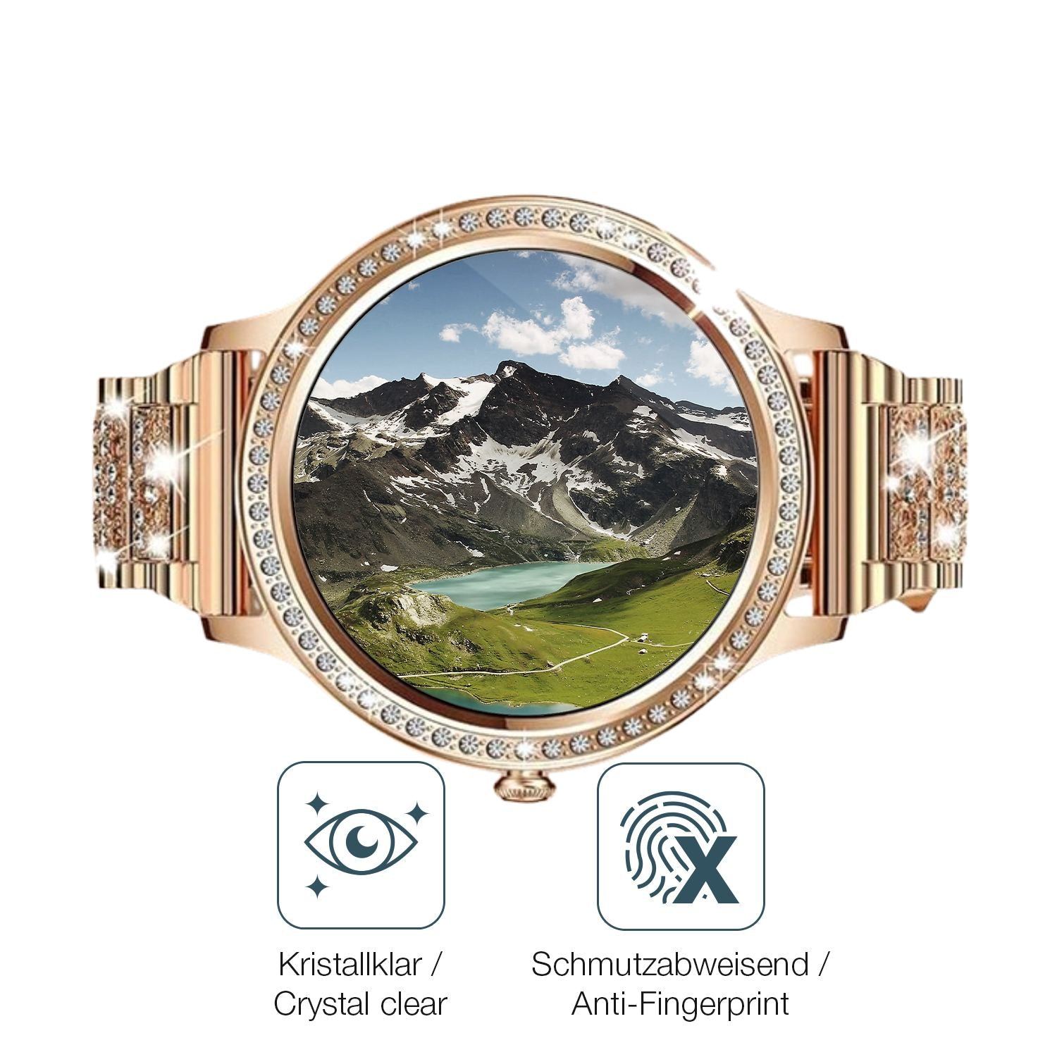 2x 9H Schutzfolie für elfofle AK54 1.32 Zoll Panze (5)