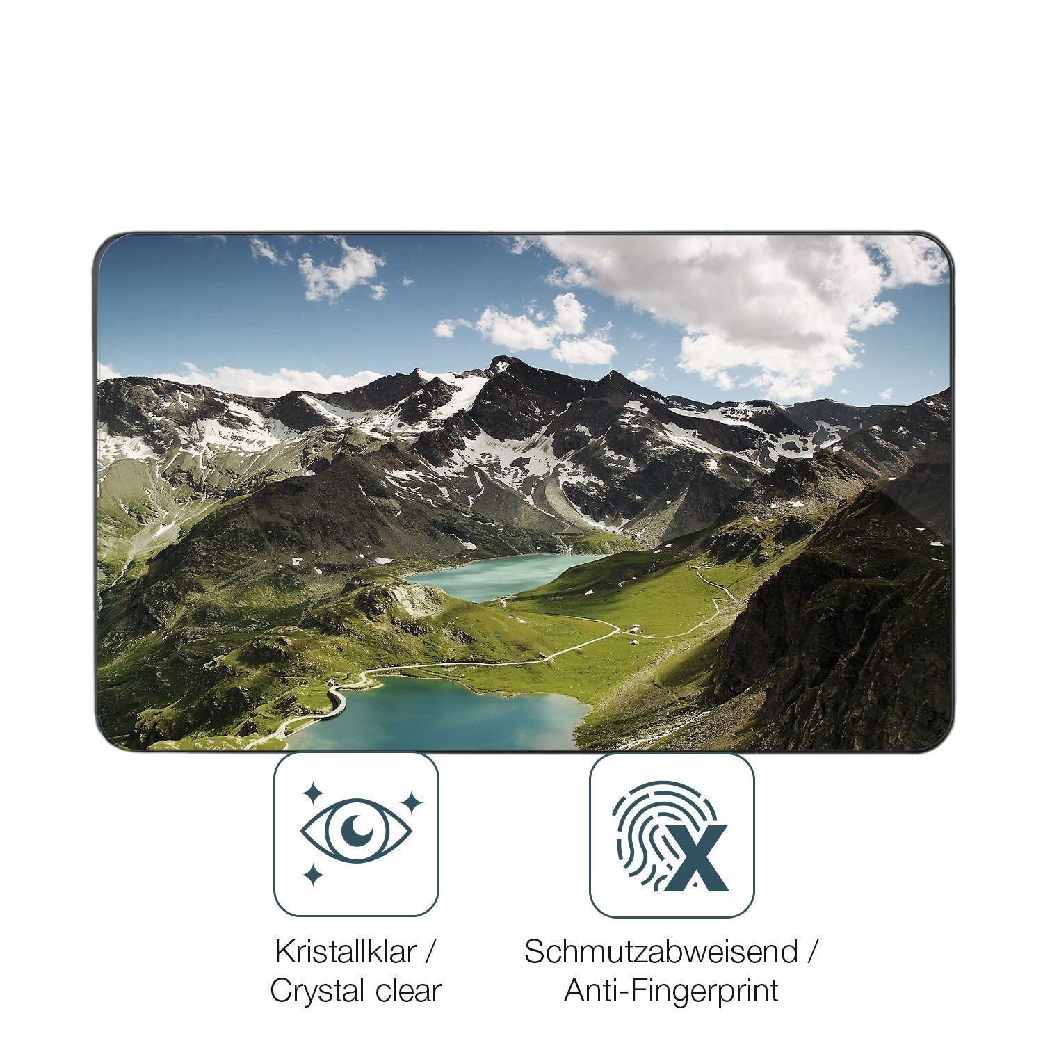 2x Schutzfolie klar für Pashlysh A9 7 Zoll Display (4)